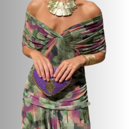 Women's Flowing Maxi Dress | Elegant Full-Length Summer Gown 1