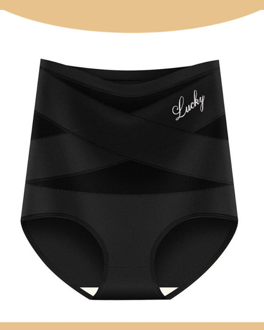 Women's Ice Silk High-Waist Panties | Comfortable Tummy Control Underwear for Everyday Wear 0
