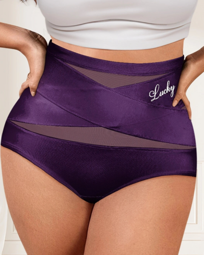 Women's Ice Silk High-Waist Panties | Comfortable Tummy Control Underwear for Everyday Wear 10