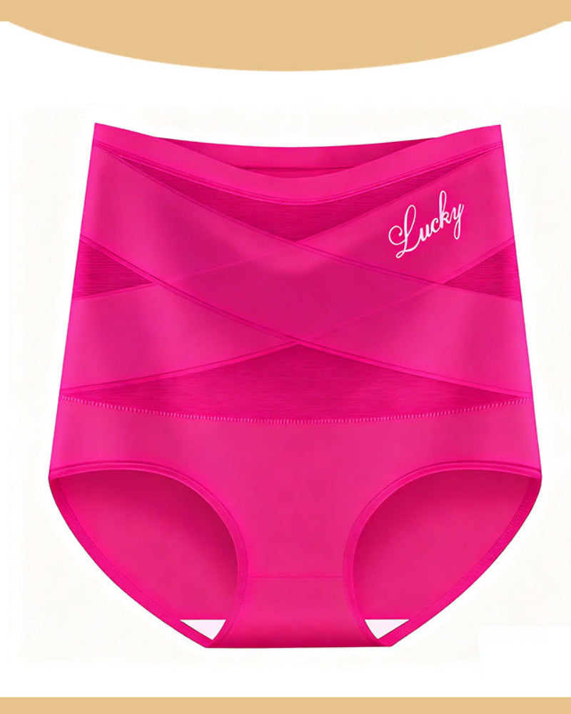 Women's Ice Silk High-Waist Panties | Comfortable Tummy Control Underwear for Everyday Wear 11
