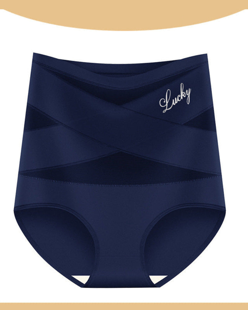 Women's Ice Silk High-Waist Panties | Comfortable Tummy Control Underwear for Everyday Wear 13