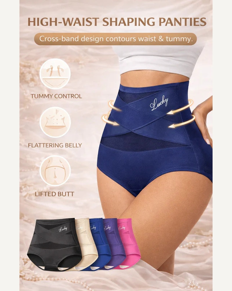 Women's Ice Silk High-Waist Panties | Comfortable Tummy Control Underwear for Everyday Wear 5