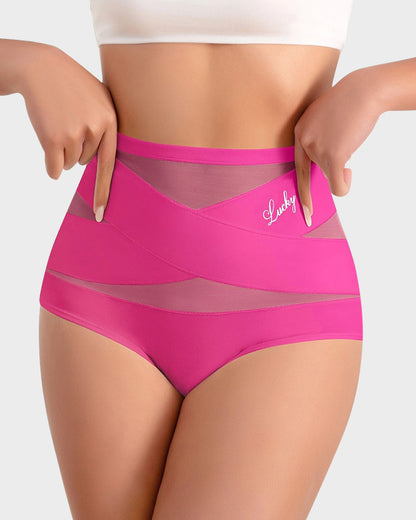 Women's Ice Silk High-Waist Panties | Comfortable Tummy Control Underwear for Everyday Wear 8