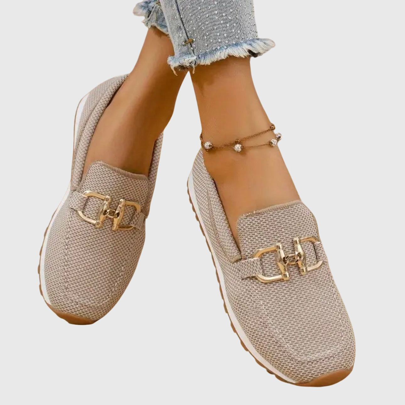 Women's Leather Loafers | Comfortable Chic Slip-On Shoes with Orthopedic Cushioning 1