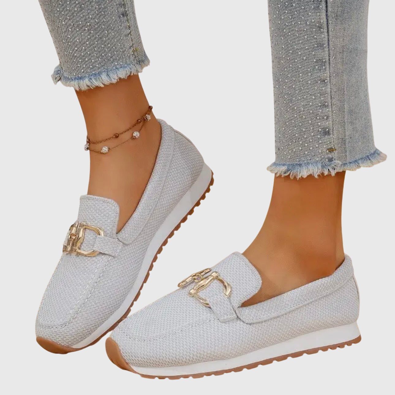 Women's Leather Loafers | Comfortable Chic Slip-On Shoes with Orthopedic Cushioning 8