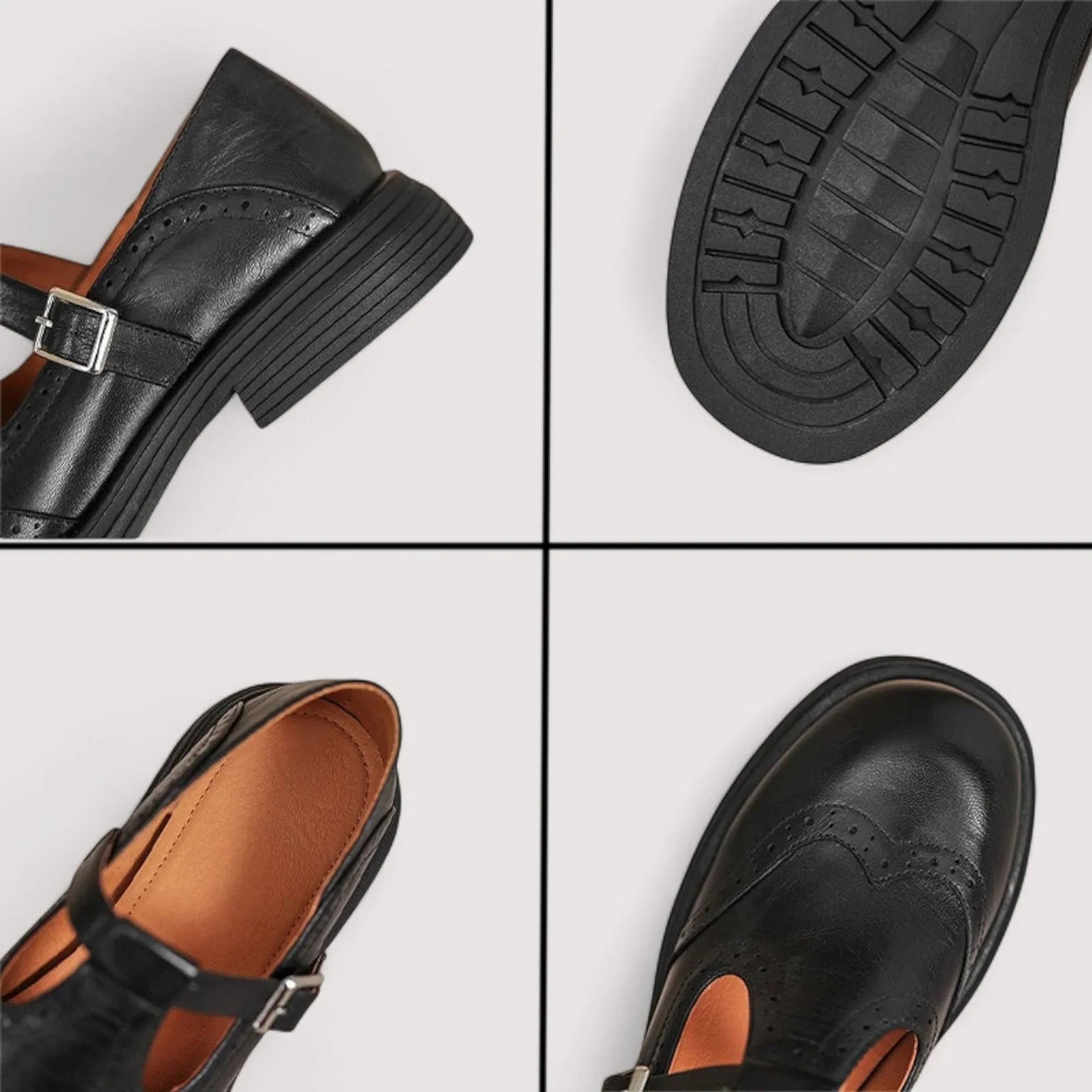 Women's Leather Mary Jane Shoes | Comfortable Classic Orthopedic Design 5