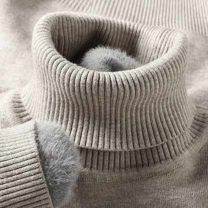 Women's Merino Wool Turtleneck Sweater | Soft Breathable Black Knit Top 6