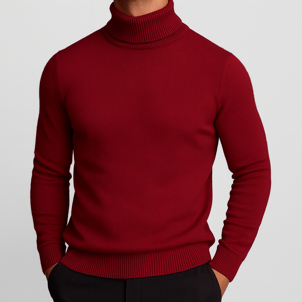 Women's Merino Wool Turtleneck Sweater | Soft Breathable Black Knit Top 9