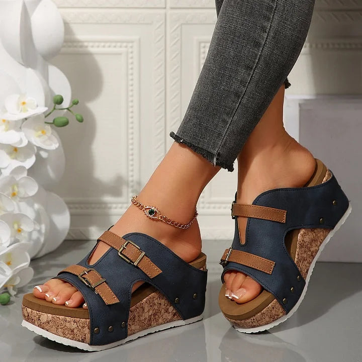 Women's Premium Breathable Platform Sandals | Elegant Orthopedic Wedge Footwear 4