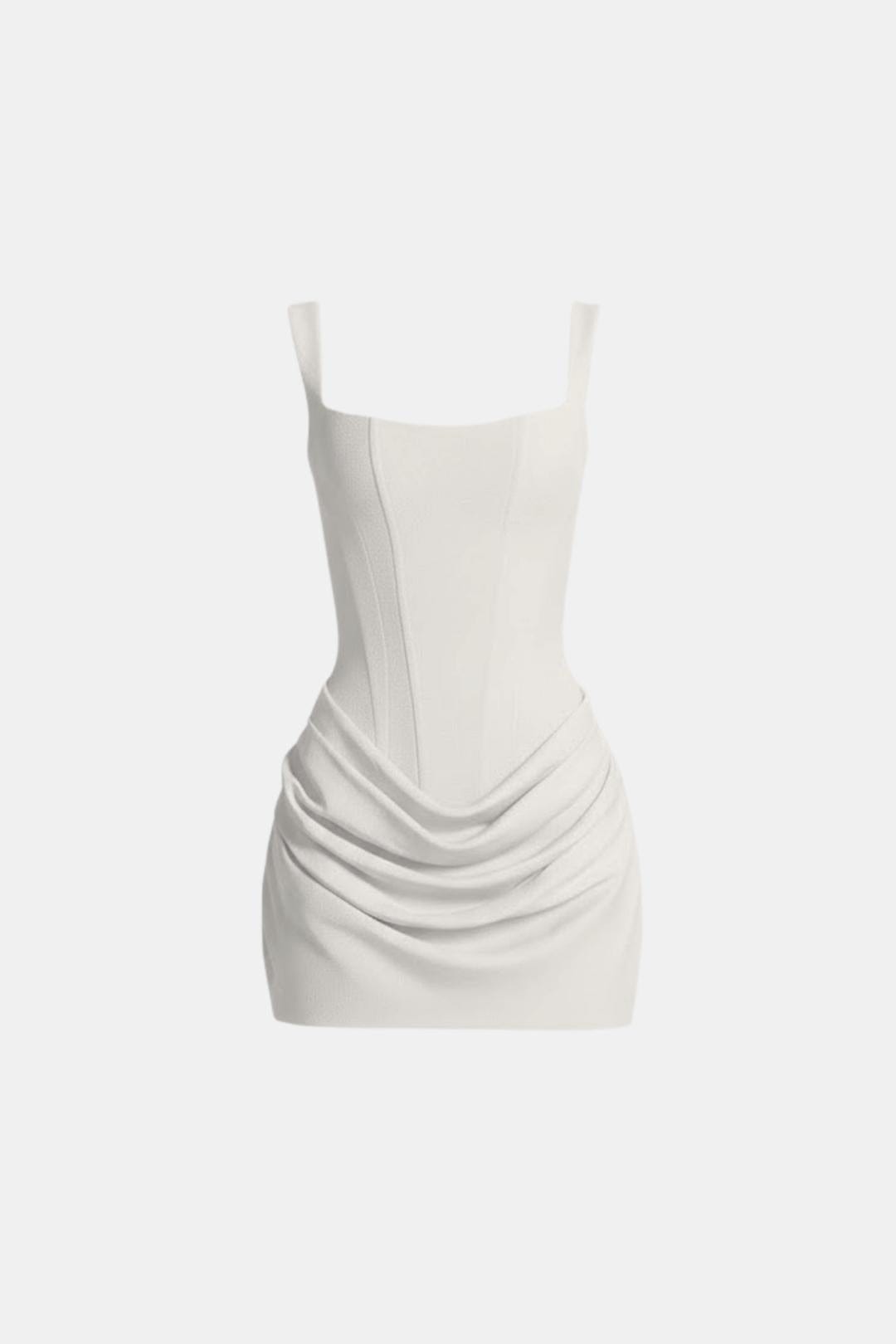 Women's Satin Corset Mini Dress | Elegant Structured Cocktail Dress for Special Occasions 7