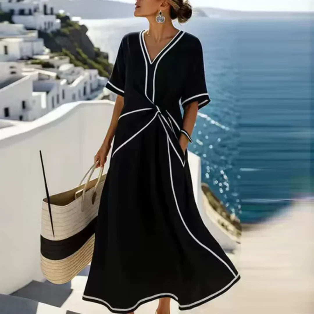 Women's Soft Woven Summer Dress | Elegant Flattering Casual Chic 4