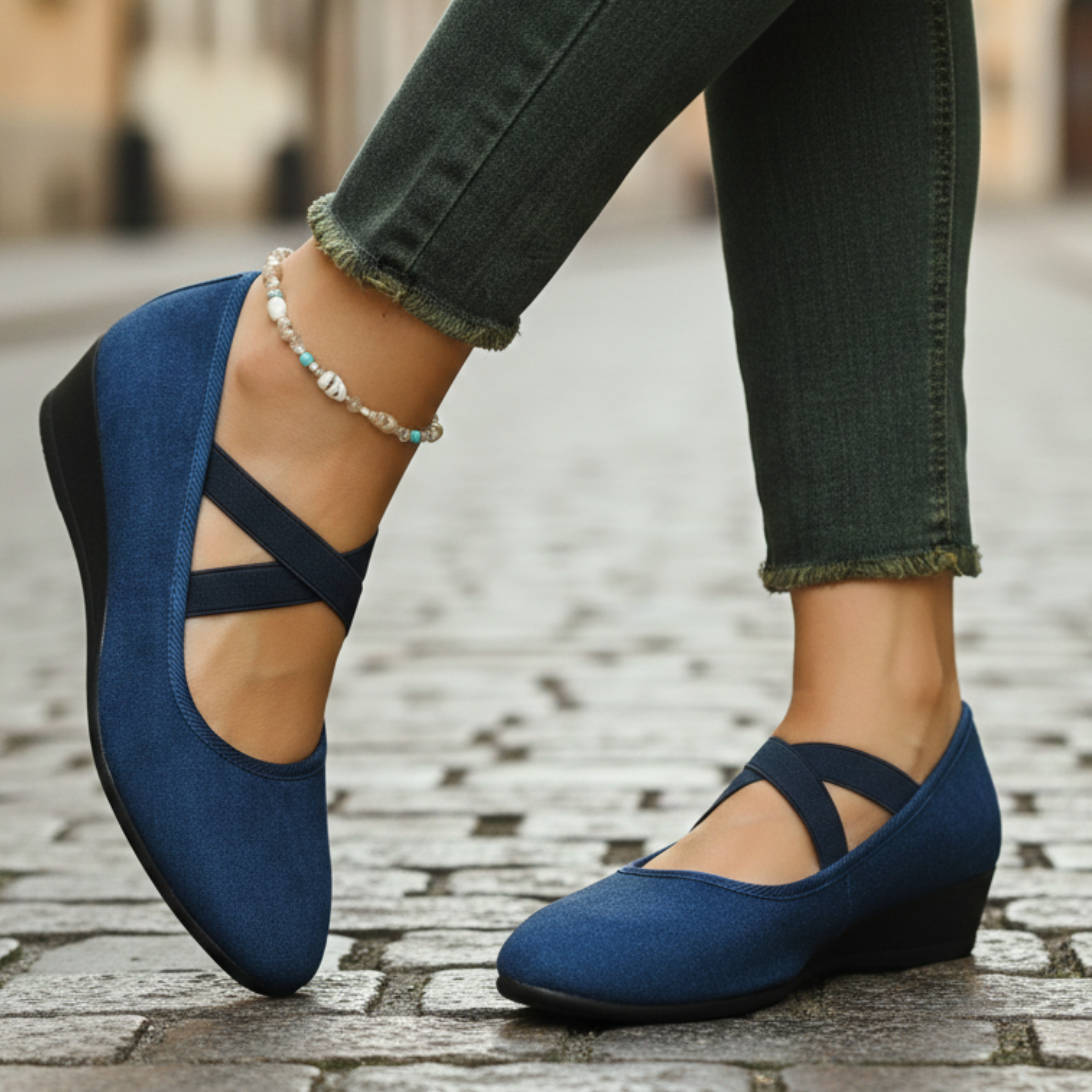 Women's Suede Wedge Shoes | Comfortable Supportive Everyday Footwear 5