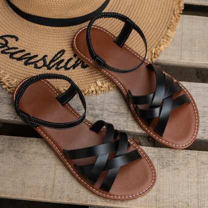 Women's Synthetic Orthopedic Sandals | Comfortable Adjustable Spring Footwear 2