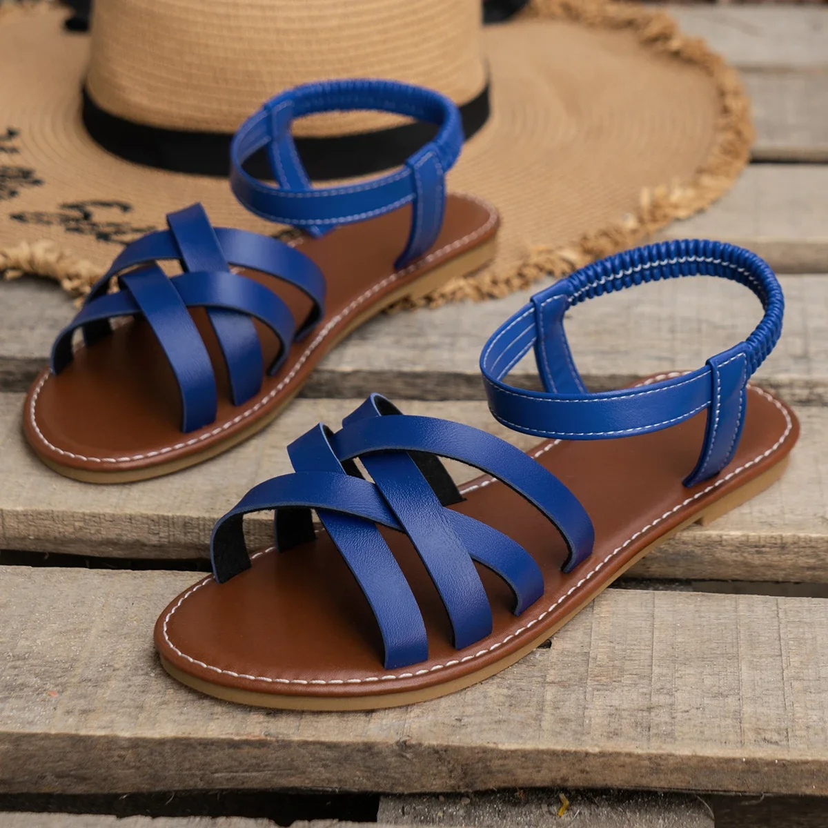 Women's Synthetic Orthopedic Sandals | Comfortable Adjustable Spring Footwear 4