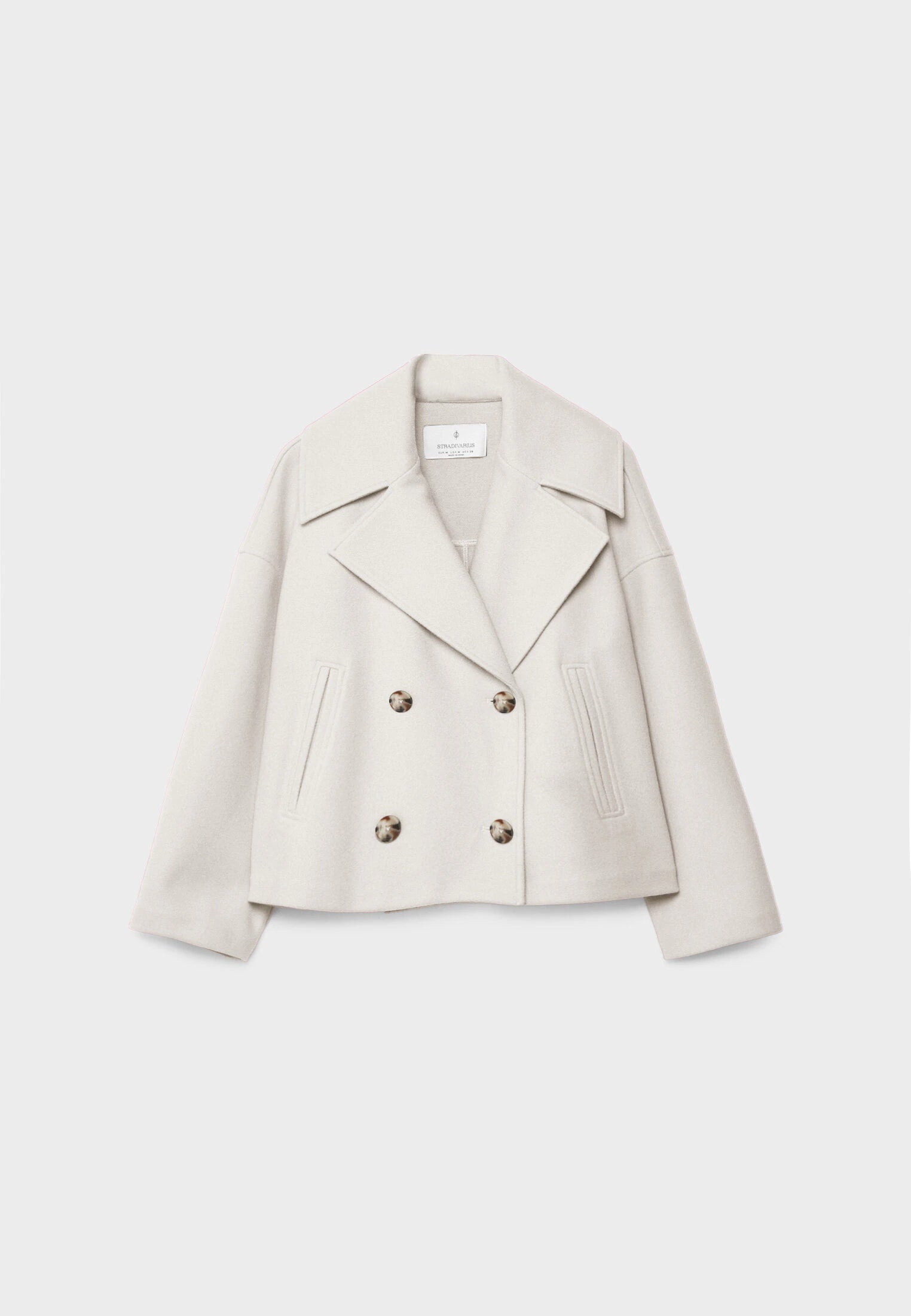 Women's Warm Wool Blend Short Coat | Elegant Double-Breasted Winter Outerwear 5