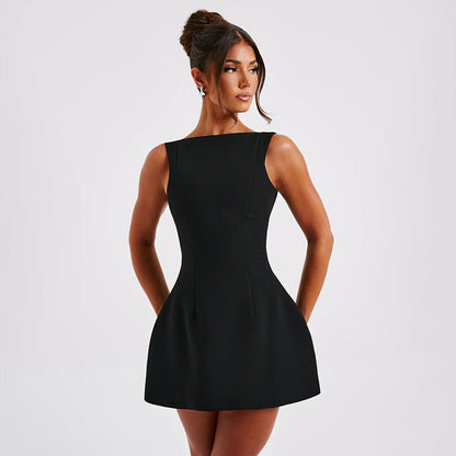 Zalia | Elegant Women’s Cocktail A-Line Mini Dress