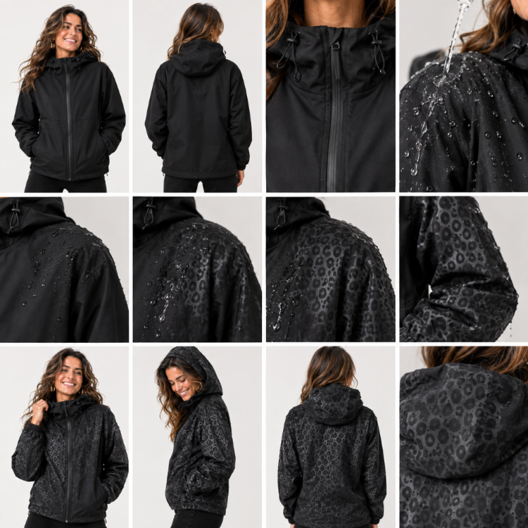 Halcyra | Women's Hooded Rain Jacket
