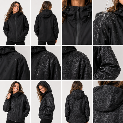 Halcyra | Women's Hooded Rain Jacket