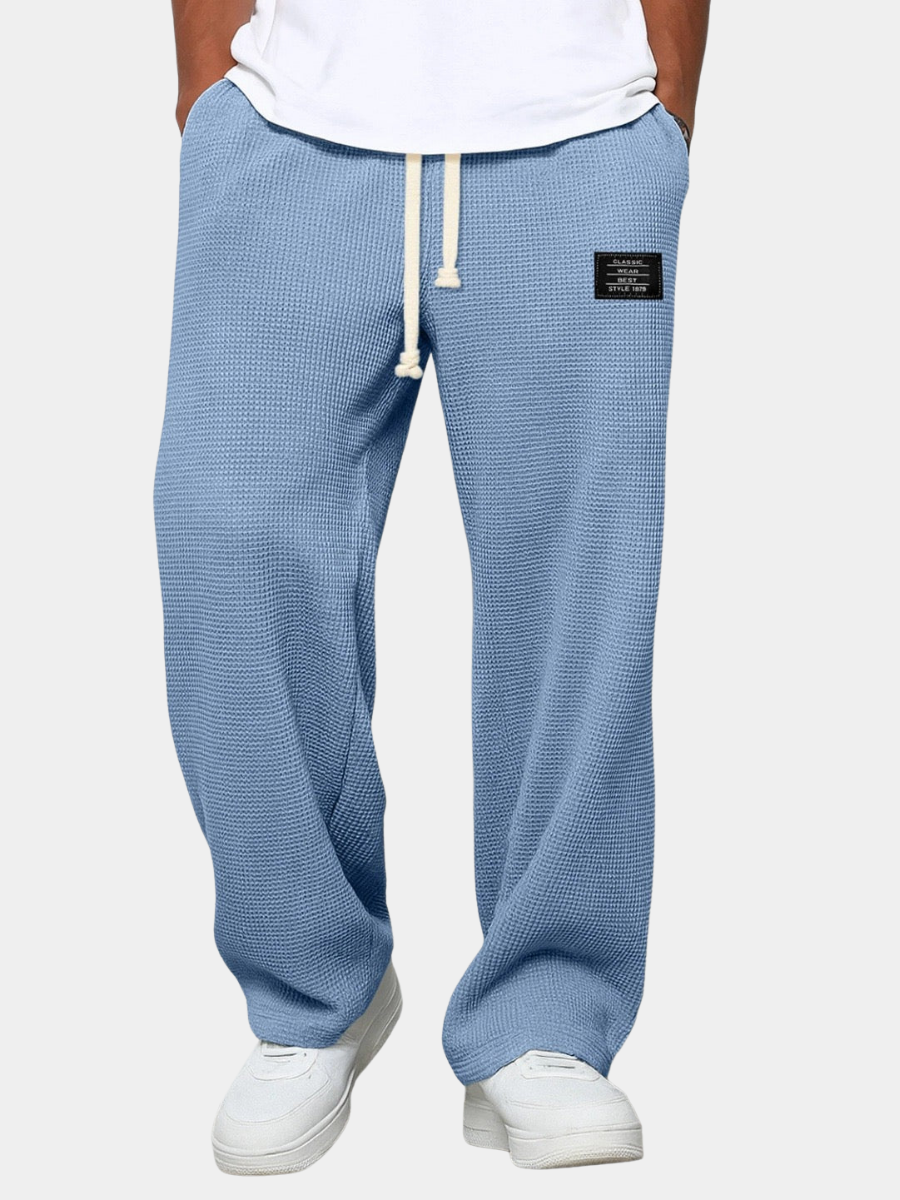 Holden — Relaxed Straight Fit Pants with Adjustable Waistband