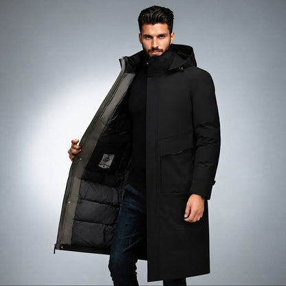Viktor - Long, warm coat for winter