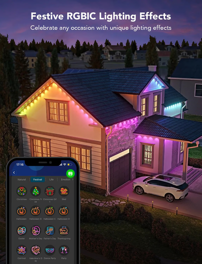 Outdoor Waterproof WiFi Bluetooth Smart Led Strip Light