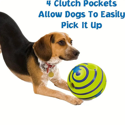 Interactive Dog Toy with Giggle Sounds - Entertaining and Stimulating Playtime for Pets