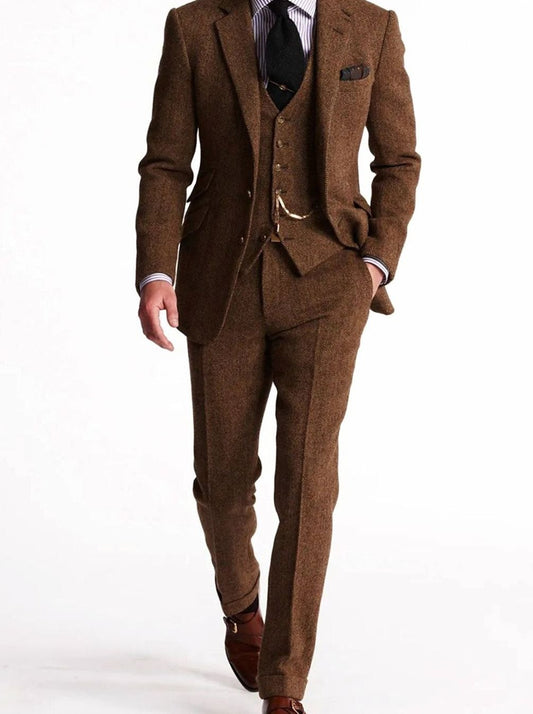 Alvin | Tweed Three-Piece Winter Suit