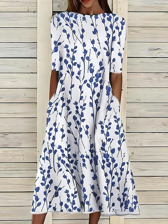 Sienna | Effortless Cotton-Linen A-Line Dress