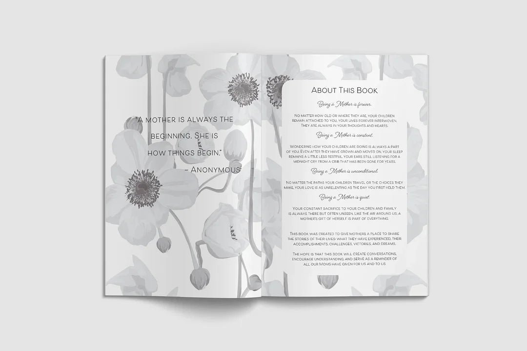 Mom, I Want to Hear Your Story - A Mother's Guided Journal To Share Her Life & Her Love