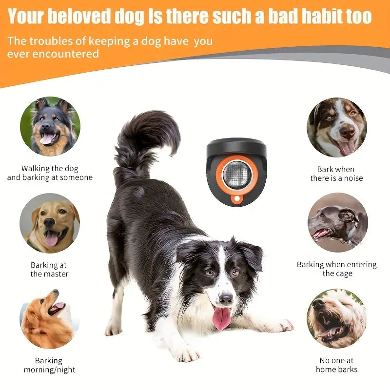 Ultrasonic Anti Barking Device - Remote Controlled Dog Barking Deterrent Device