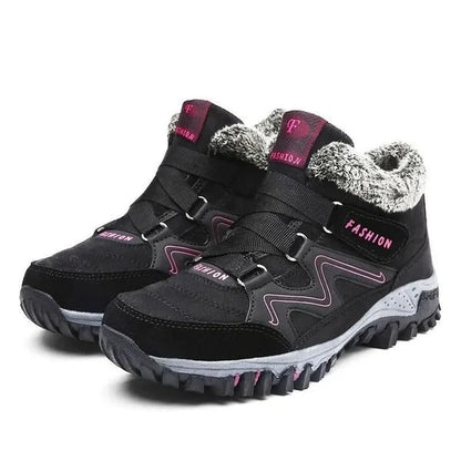 Unisex Winter Thermal Boots Couple Warm Fur Lining Snow Shoes