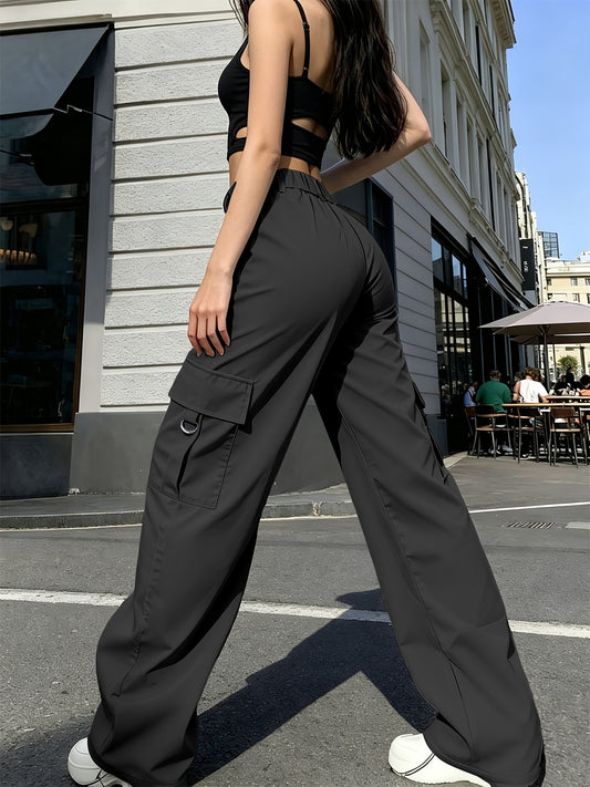 Women's High-Waisted Cargo Pants