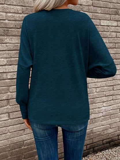 Cressida | Cowl Neck Long Sleeve Top