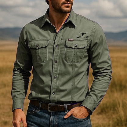Sawyer | Long Sleeve Western Work Shirt
