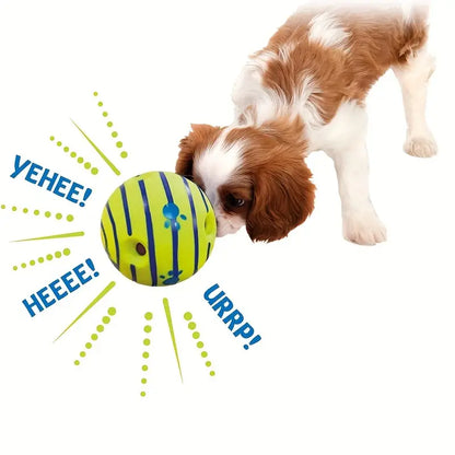 Interactive Dog Toy with Giggle Sounds - Entertaining and Stimulating Playtime for Pets