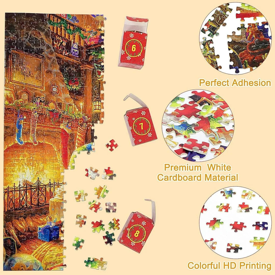 Advent Calendar 1008 PCS Christmas Jigsaw Puzzles