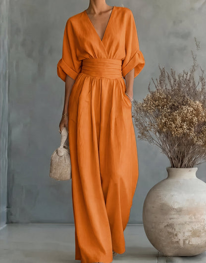 Genevieve | Elegant Wide-Leg Jumpsuit