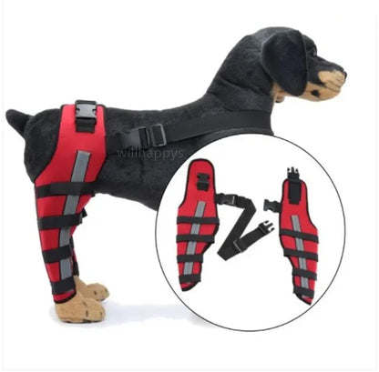 Double Dog Hip Brace with Safety Reflective Straps - Dog Hip Support for Back Leg and Hop Dysplasia