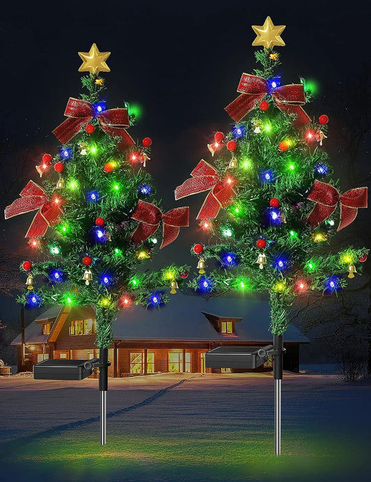 Solar Powered Christmas Tree