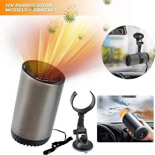 Fast Heating Cup Shape Car Warm Air Blower – Fast Heating & Cooling Adjustable 360 Degree Rotatable Plug