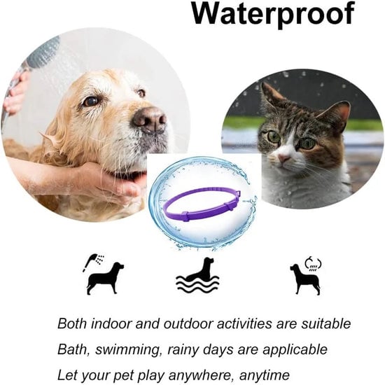 Pheromone calming collar for dogs and cats