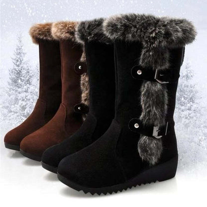 Mid Calf Orthopedic Boots Fur New Trend Winter Shoes