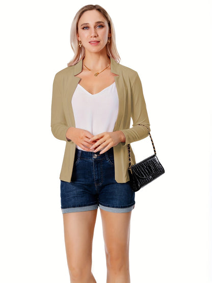 Women's Open Front Blazer Jacket
