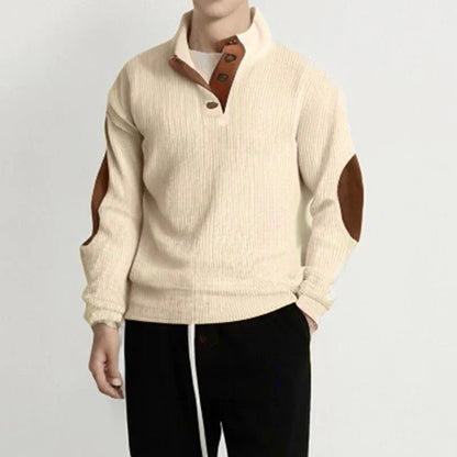 Men's Outdoor Casual Stand Collar Long Sleeve Sweatshirt