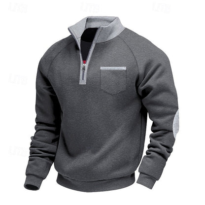 Keith | Men's Quarter-Zip Colour Block Pullover