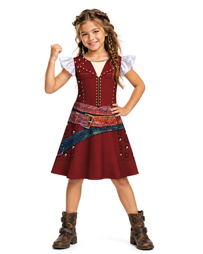 Kids Wicked Wonderland Hazel Hook Dress Pirate Daily Cosplay Outfit Halloween Costume