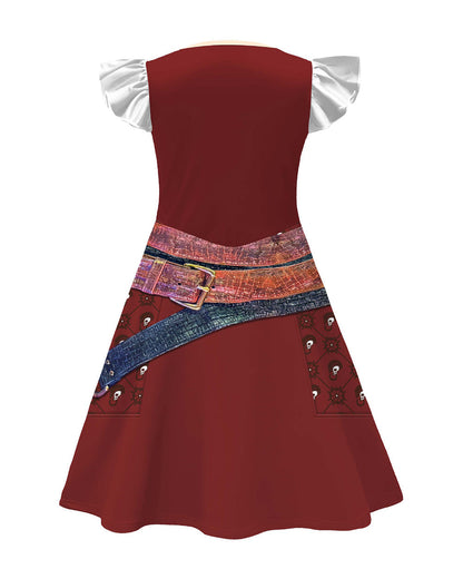 Kids Wicked Wonderland Hazel Hook Dress Pirate Daily Cosplay Outfit Halloween Costume