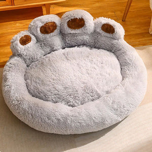 Calming Bear Paw Bed for Pets