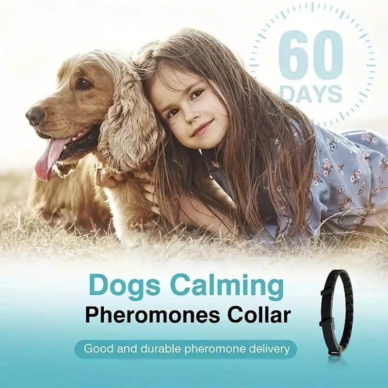 Calming Collars for dogs  - Adjustable and Waterproof Dog Anxiety Relief Collars