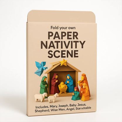 DIY Paper Nativity Scene